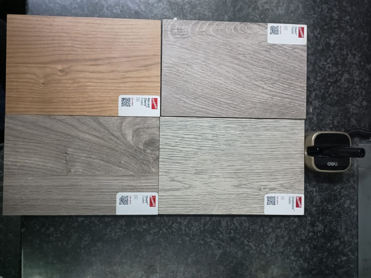 Board finish samples